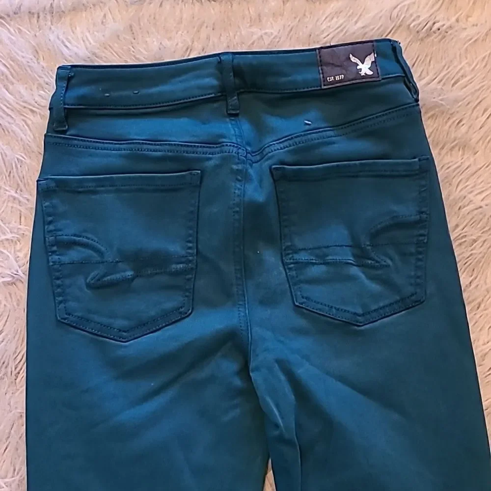 American‎ eagle outfitters teal cky high jegging size 2